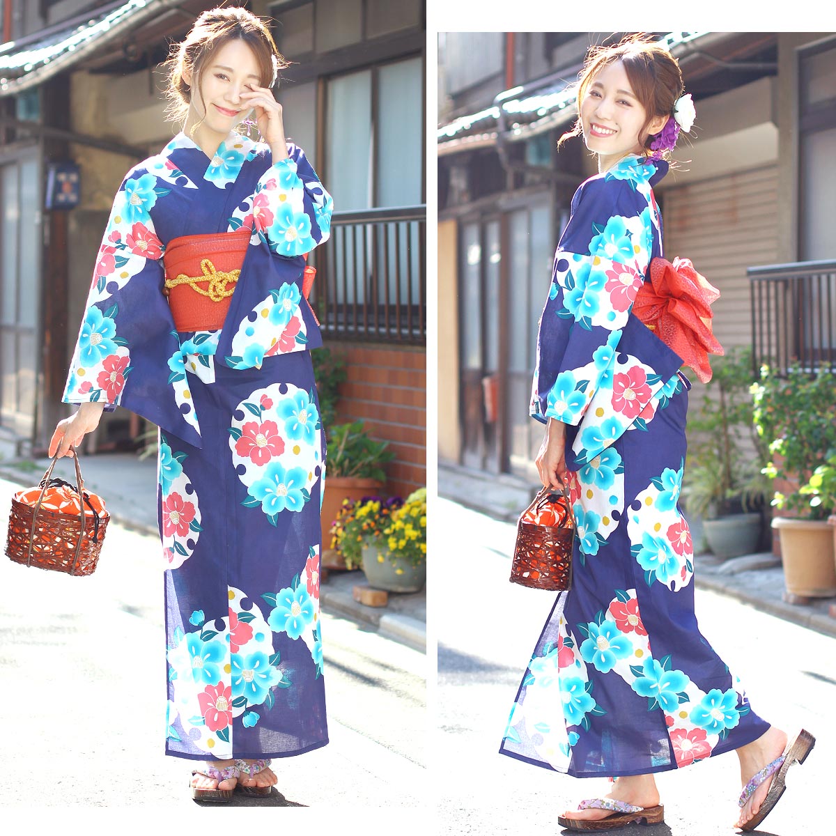 fuuka / Yukata and Obi Set of 2 WN-13