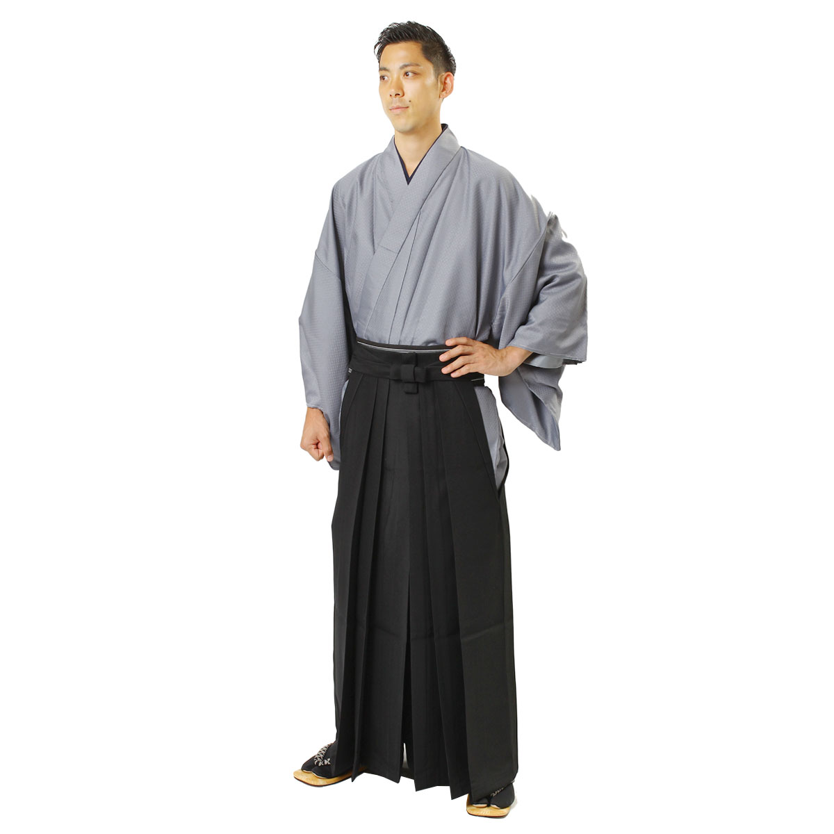 Japanese Men's Traditional Kimono Umanori HAKAMA Pants Polyester from JAPAN 