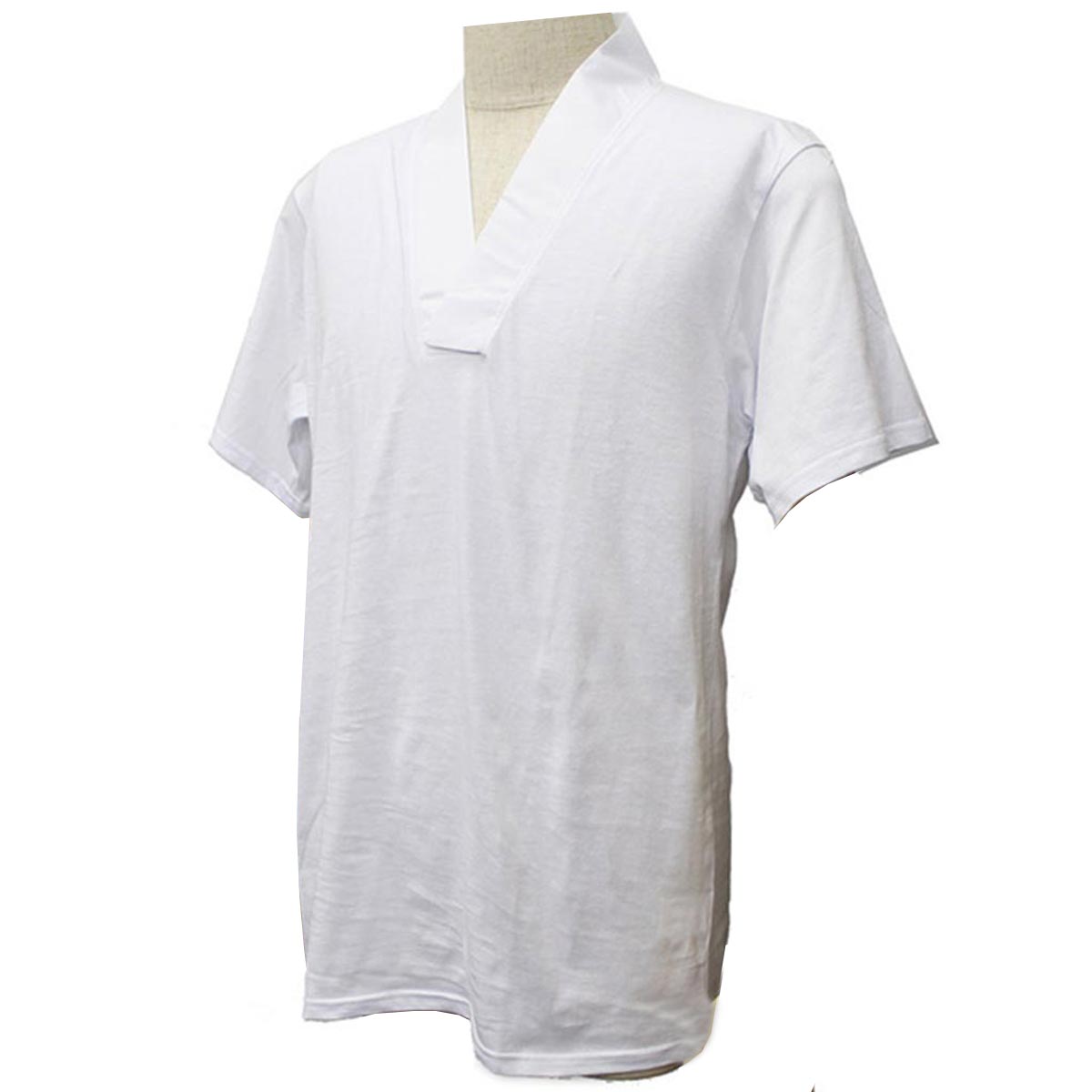 fuuka / Men's T-shirt Juban Kimono Under Wear White