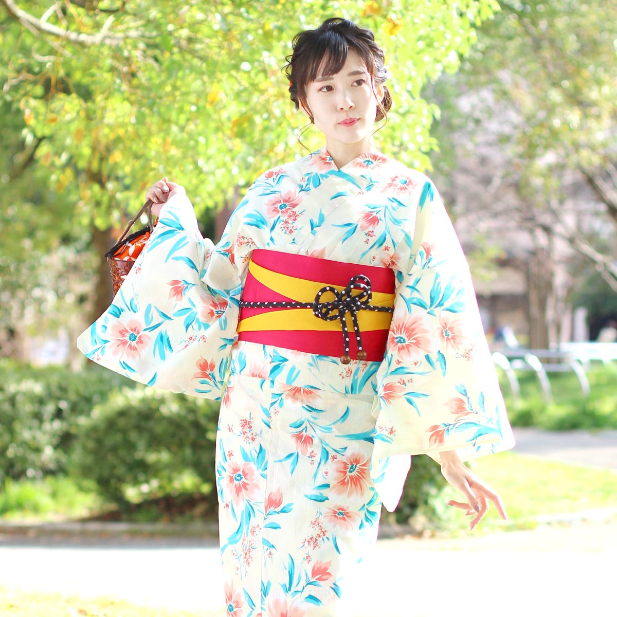 fuuka / Yukata obi set Fuuka kimono x60-b2