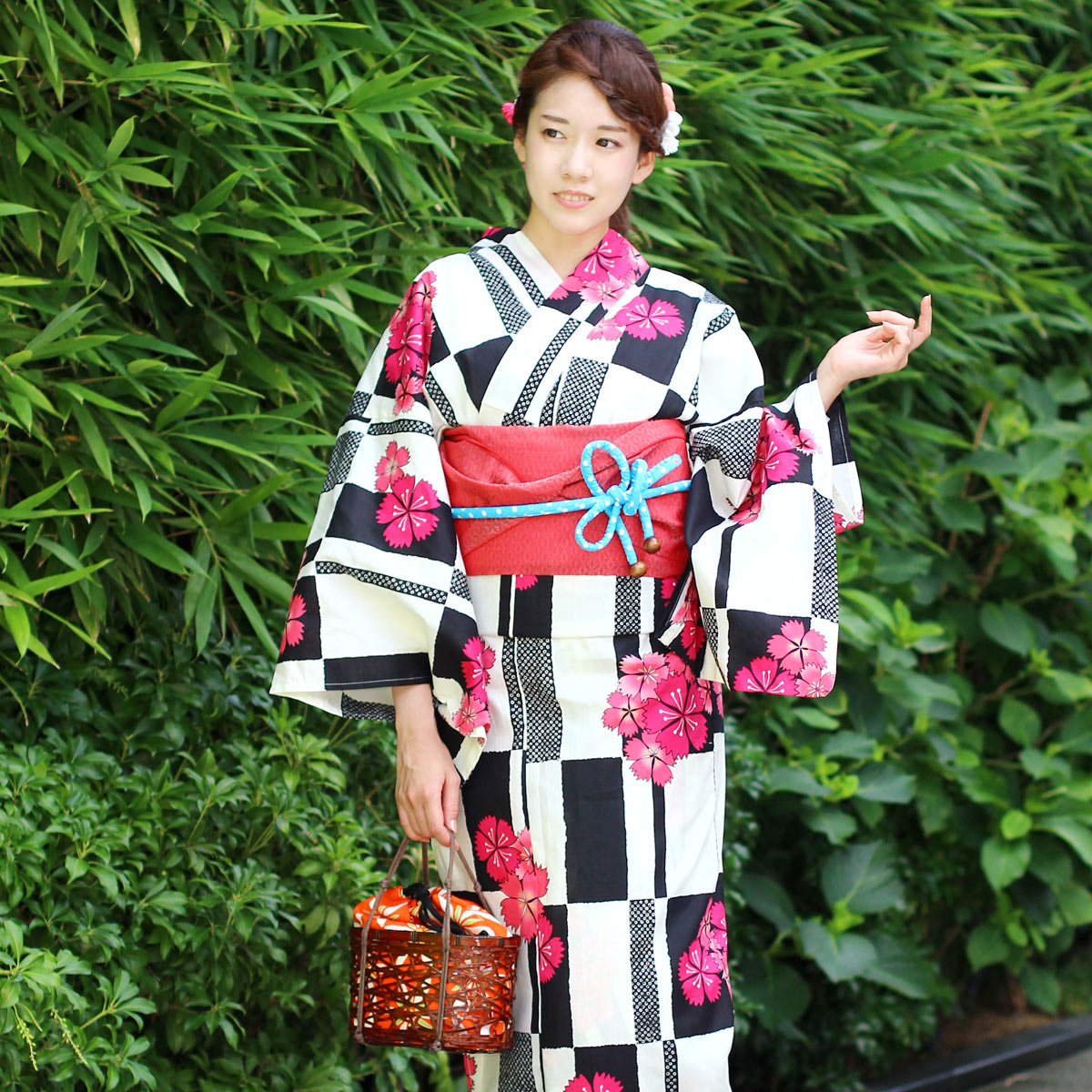 Japanese Kimono Yukata Obi belt  Set Of 2 Size 2LW 